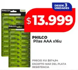 Supermayorista Vital Philco pilas aaa oferta