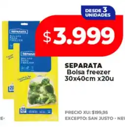 Supermayorista Vital Separata bolsa freezer oferta