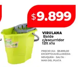 Supermayorista Vital Virulana balde c/escurreidor oferta