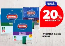 Supermayorista Vital Virutex bolsas planas oferta