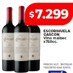 Supermayorista Vital Escorihuela gascon vino malbec oferta