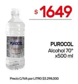 Nini Mayorista Purocol alcohol 70° oferta