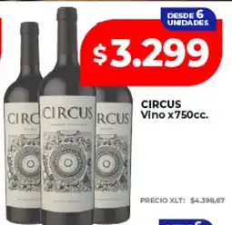 Supermayorista Vital Circus vino oferta