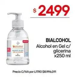 Nini Mayorista Bialcohol alcohol en gel c/ glicerina oferta