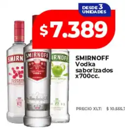 Supermayorista Vital Smirnoff vodka saborizados oferta