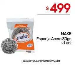 Nini Mayorista Make esponja acero oferta