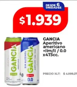 Supermayorista Vital Gancia aperitivo americano oferta
