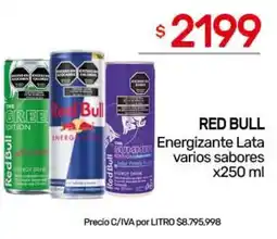Nini Mayorista Red bull energizante lata varios sabores oferta