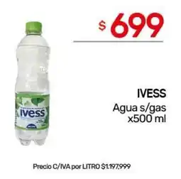 Nini Mayorista Ivess agua s/gas oferta