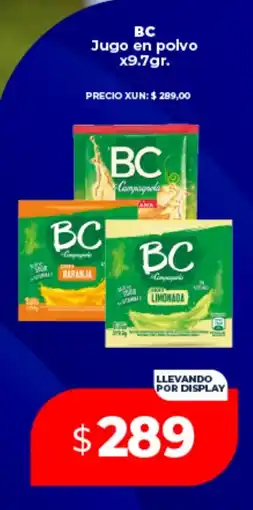 Supermayorista Vital BC jugo en polvo oferta