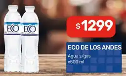 Nini Mayorista Eco de los andes agua s/gas oferta