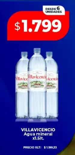 Supermayorista Vital Villavicencio agua mineral oferta