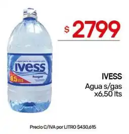 Nini Mayorista Ivess agua s/gas oferta