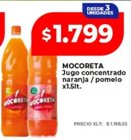 Supermayorista Vital Mocoreta jugo concentrado naranja / pomelo oferta