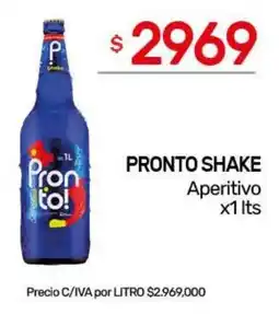Nini Mayorista Pronto shake aperitivo oferta