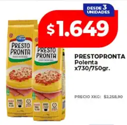 Supermayorista Vital Presto pronta polenta oferta