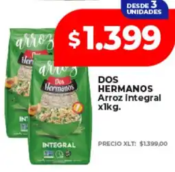 Supermayorista Vital Dos hermanos arroz integral oferta