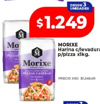Supermayorista Vital Morixe harina c/levadura p/pizza oferta