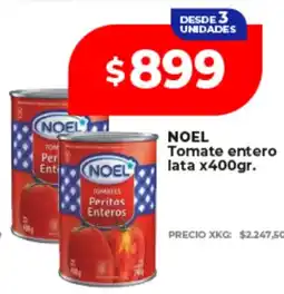 Supermayorista Vital Noel tomate entero oferta