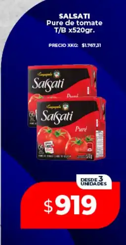 Supermayorista Vital Salsati pure de tomate oferta
