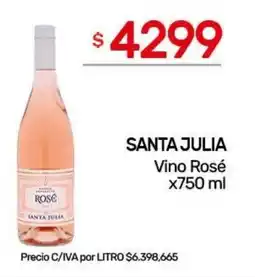 Nini Mayorista Santa julia vino rosé oferta