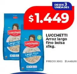 Supermayorista Vital Lucchetti arroz largo fino bolsa oferta