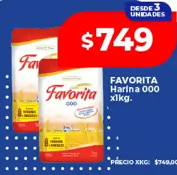 Supermayorista Vital Favorita harina 000 oferta