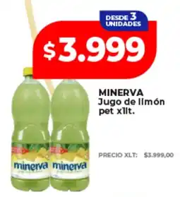 Supermayorista Vital Minerva jugo de limón oferta