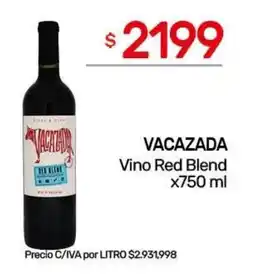 Nini Mayorista Vacazada vino red blend oferta