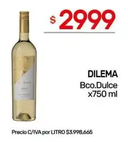 Nini Mayorista Dilema bco.dulce oferta