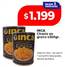 Supermayorista Vital Inca choclo en grano oferta