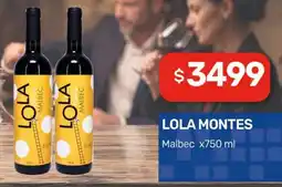 Nini Mayorista Lola montes malbec oferta