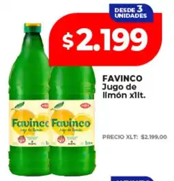 Supermayorista Vital Favinco jugo de limón oferta