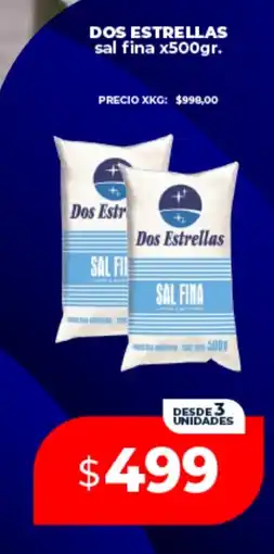 Supermayorista Vital Dos estrellas sal fina oferta