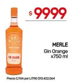 Nini Mayorista Merle gin orange oferta