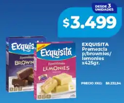 Supermayorista Vital Exquisita premezcla p/brownies/lemonies oferta