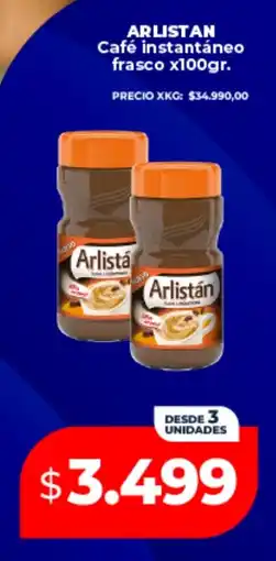 Supermayorista Vital Arlistan café instantáneo oferta