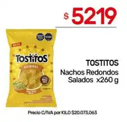 Nini Mayorista Tostitos nachos redondos salados oferta