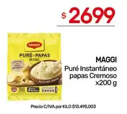 Nini Mayorista Maggi puré instantáneo papas cremoso oferta