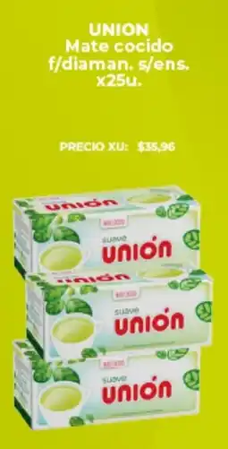 Supermayorista Vital Union mate cocido f/diaman. s/ens. oferta