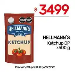Nini Mayorista Hellmann's ketchup dp oferta