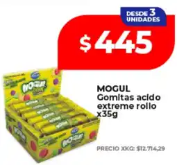 Supermayorista Vital Mogul gomitas acido extreme rollo oferta
