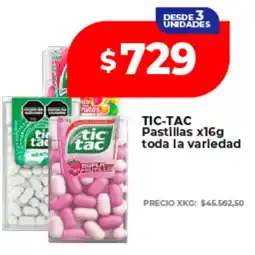 Supermayorista Vital Tic tac pastillas toda la variedad oferta