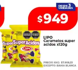 Supermayorista Vital Lipo caramelos super acidos oferta