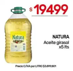 Nini Mayorista Natura aceite girasol oferta