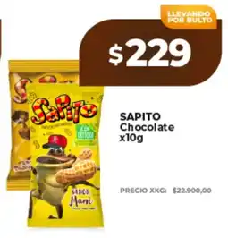 Supermayorista Vital Sapito chocolate oferta