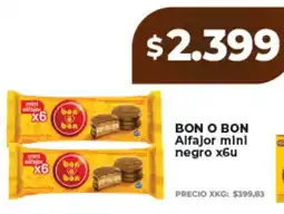 Supermayorista Vital Bon o bon alfajor mini negro oferta