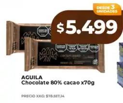 Supermayorista Vital Aguila chocolate 80% cacao oferta