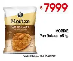 Nini Mayorista Morixe pan rallado oferta