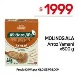 Nini Mayorista Molinosa ala arroz yamaní oferta